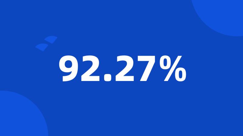 92.27%