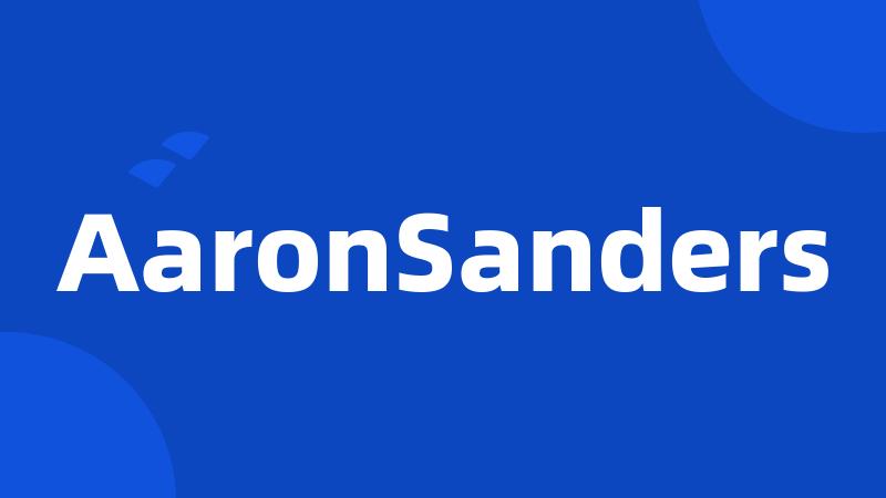 AaronSanders