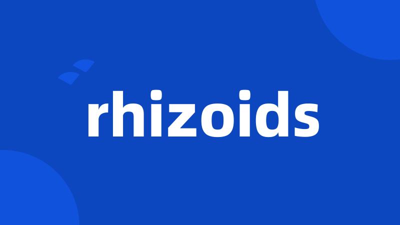 rhizoids