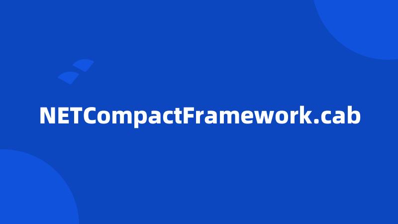 NETCompactFramework.cab