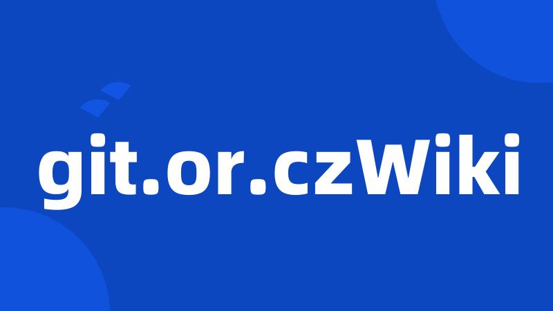 git.or.czWiki