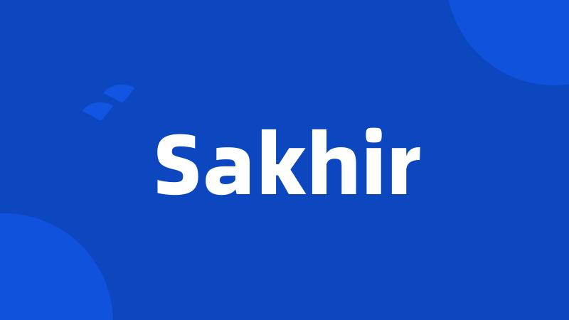 Sakhir