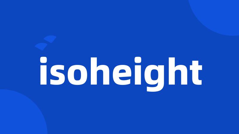 isoheight