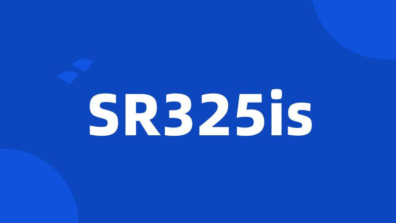 SR325is