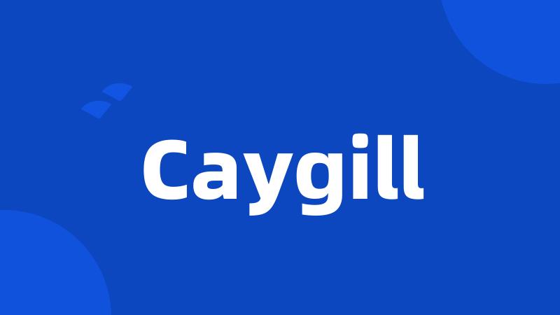 Caygill