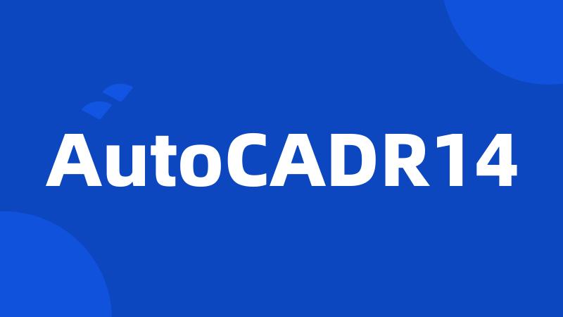 AutoCADR14