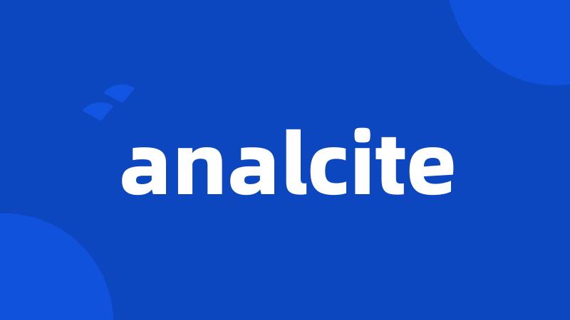 analcite