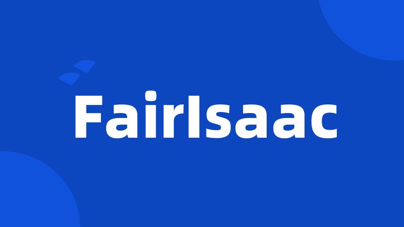 FairIsaac