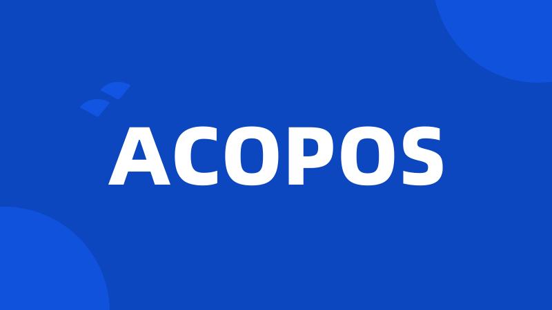 ACOPOS