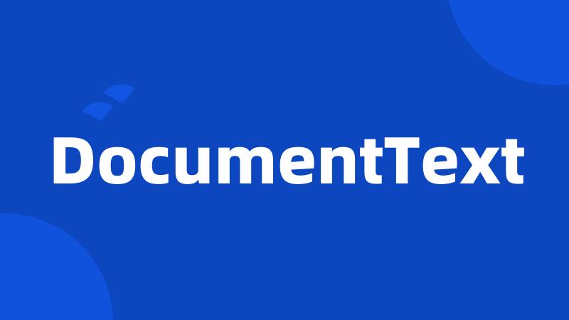 DocumentText