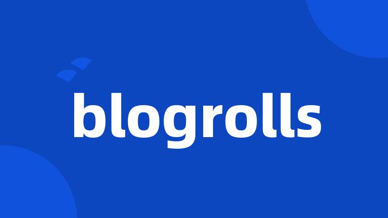 blogrolls