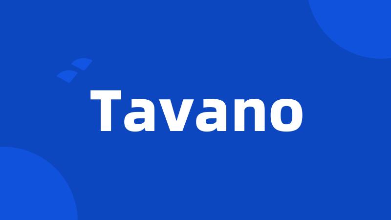 Tavano