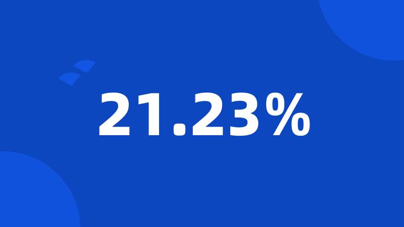 21.23%