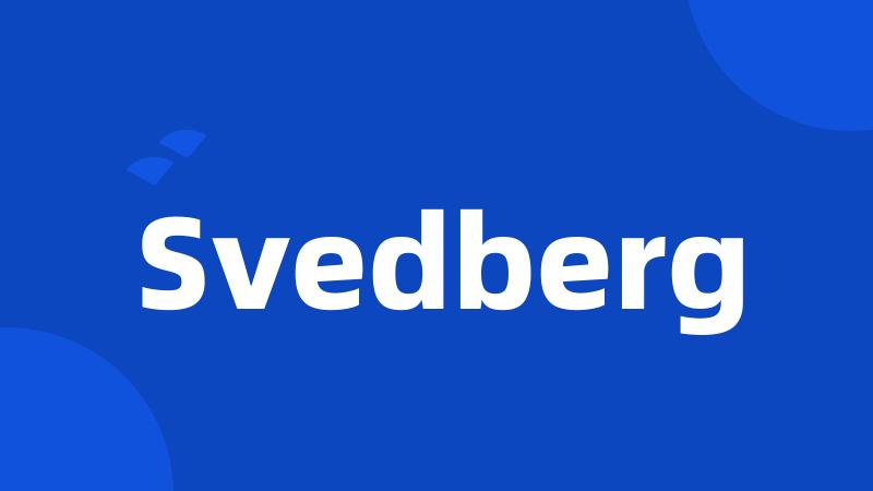 Svedberg