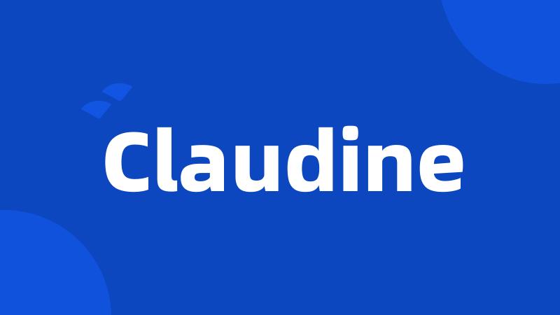 Claudine