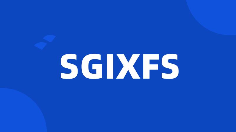 SGIXFS