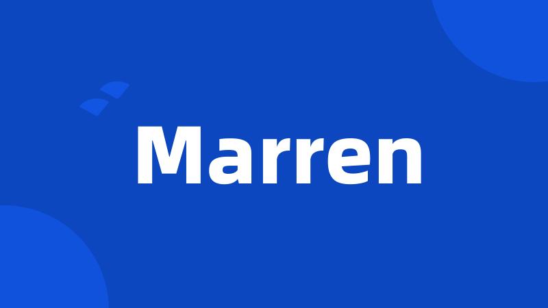 Marren