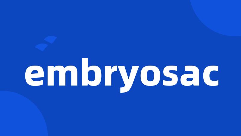 embryosac