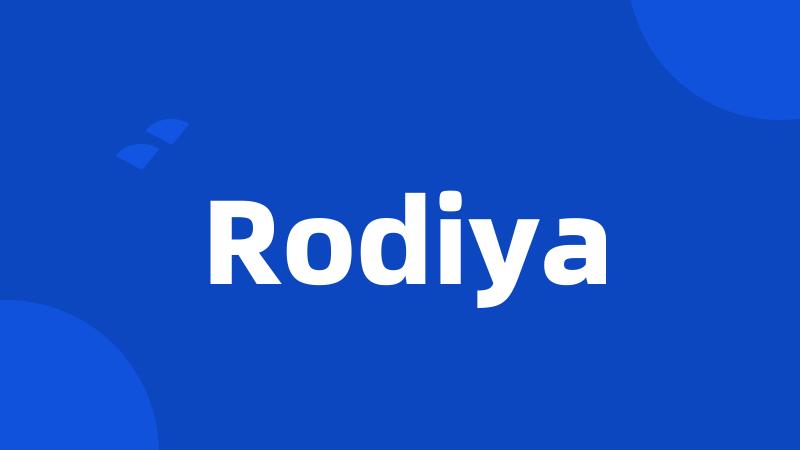 Rodiya