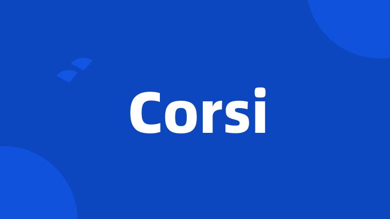 Corsi