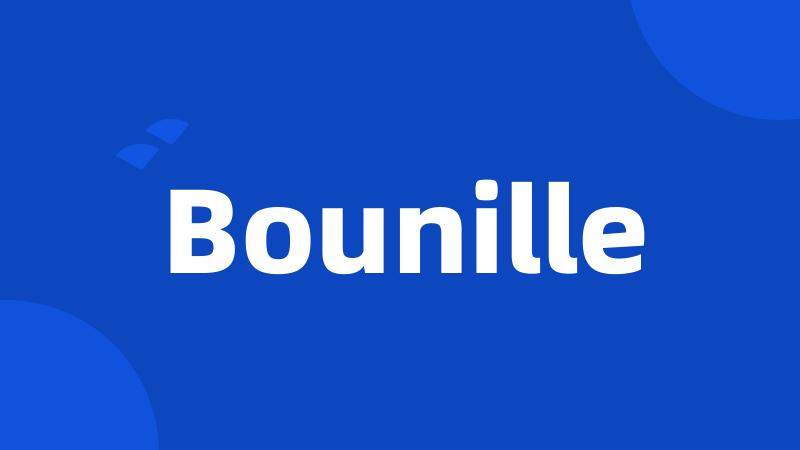 Bounille