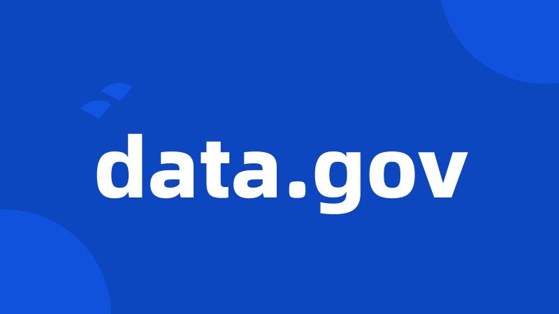 data.gov