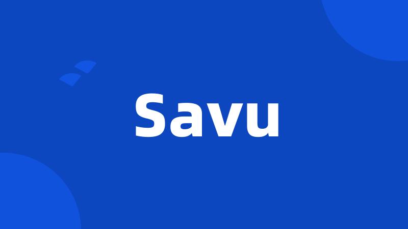 Savu