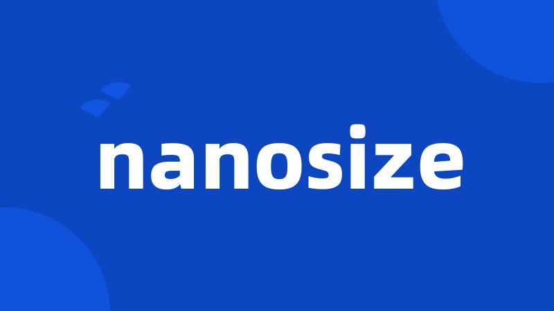 nanosize