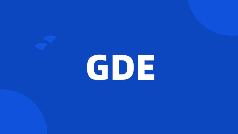 GDE