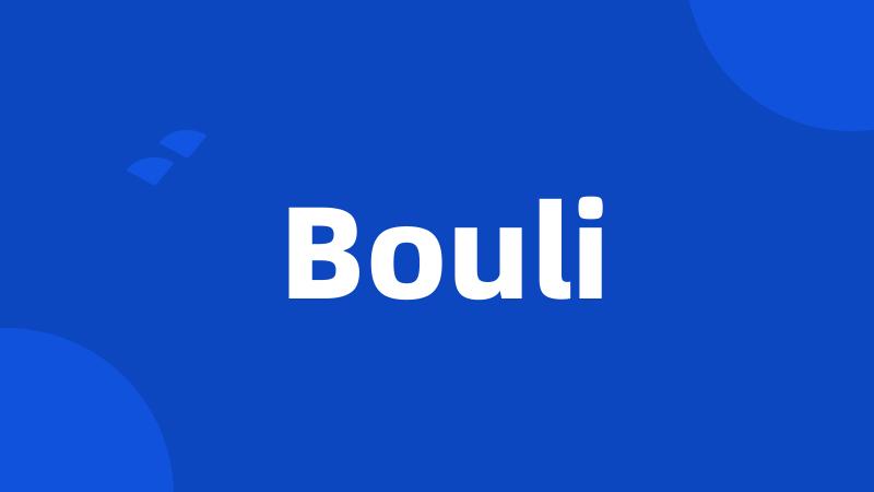 Bouli