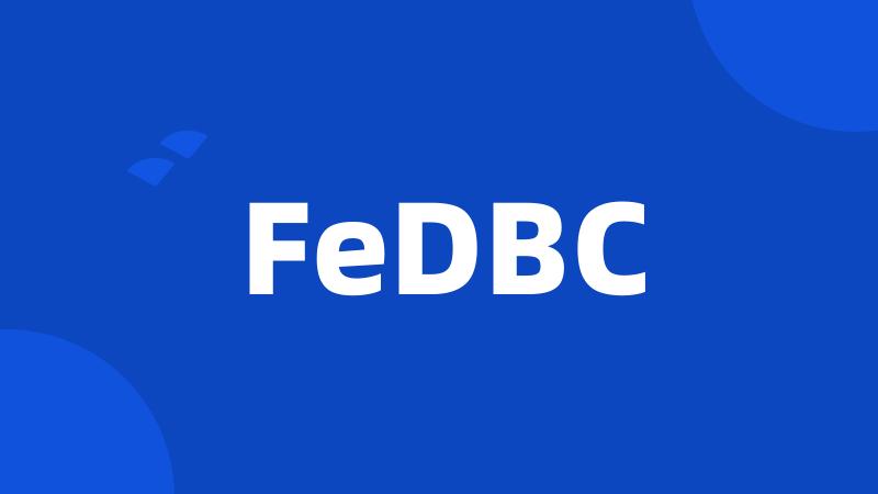 FeDBC