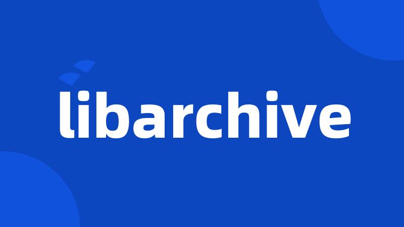 libarchive