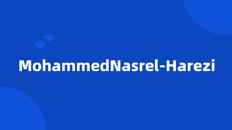 MohammedNasrel-Harezi