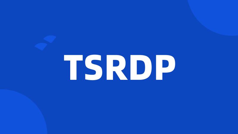 TSRDP