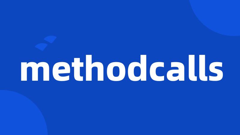 methodcalls