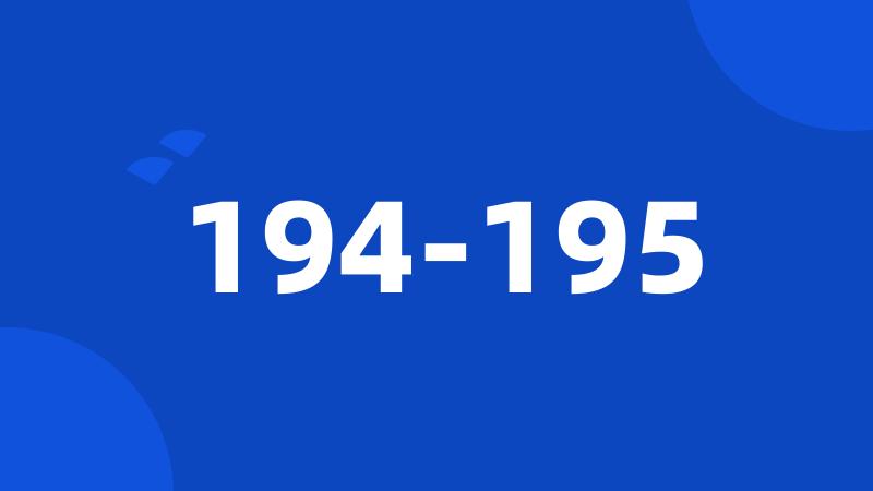 194-195