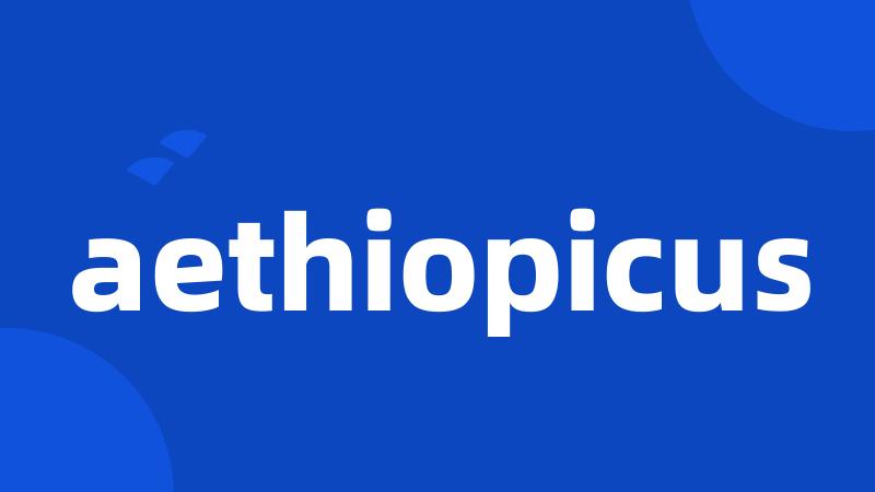 aethiopicus