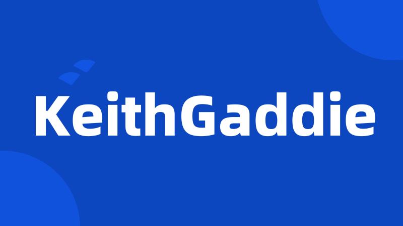 KeithGaddie