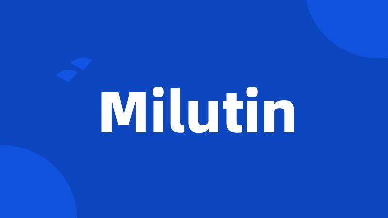 Milutin