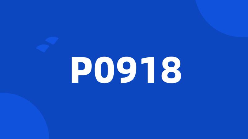 P0918