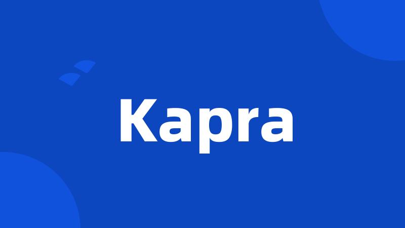 Kapra