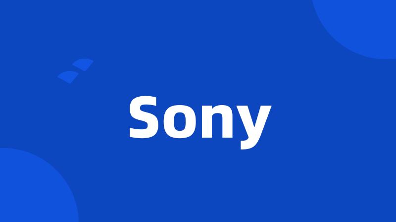 Sony