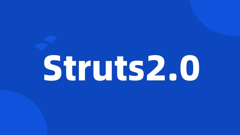 Struts2.0