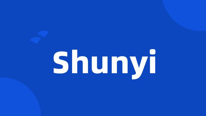 Shunyi