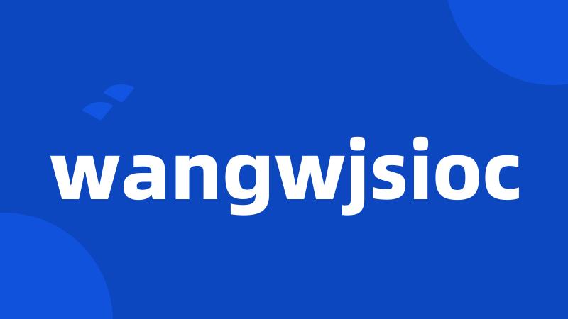 wangwjsioc