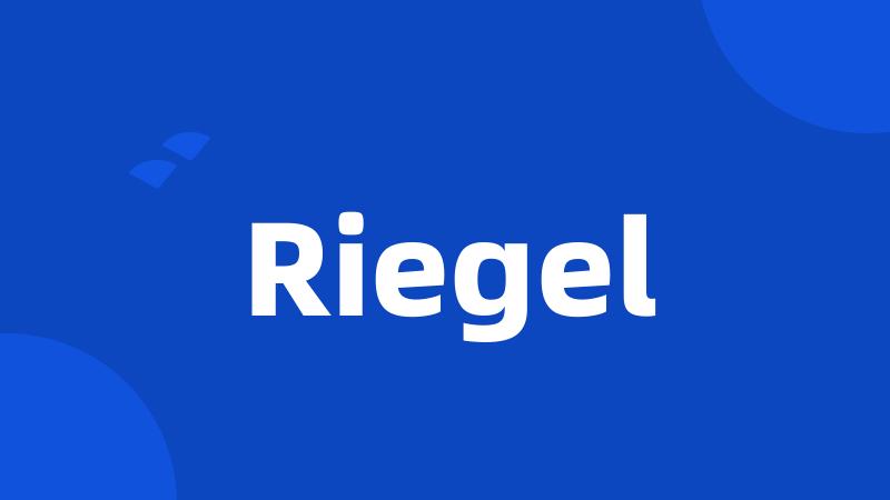 Riegel