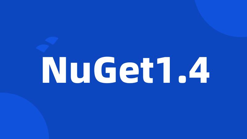 NuGet1.4