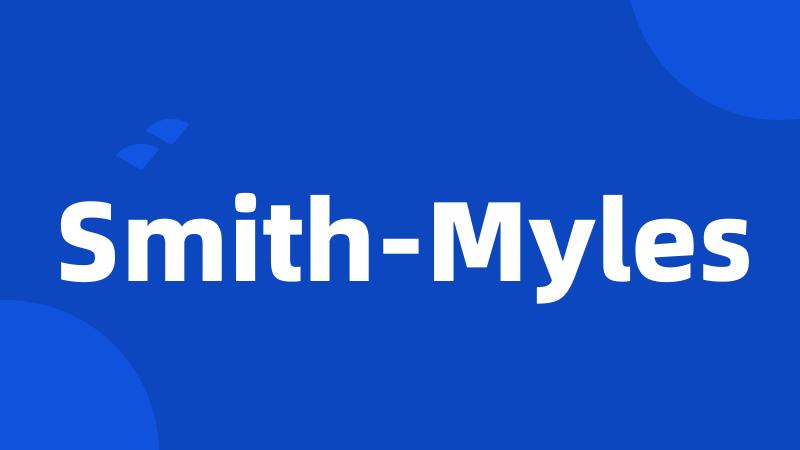Smith-Myles
