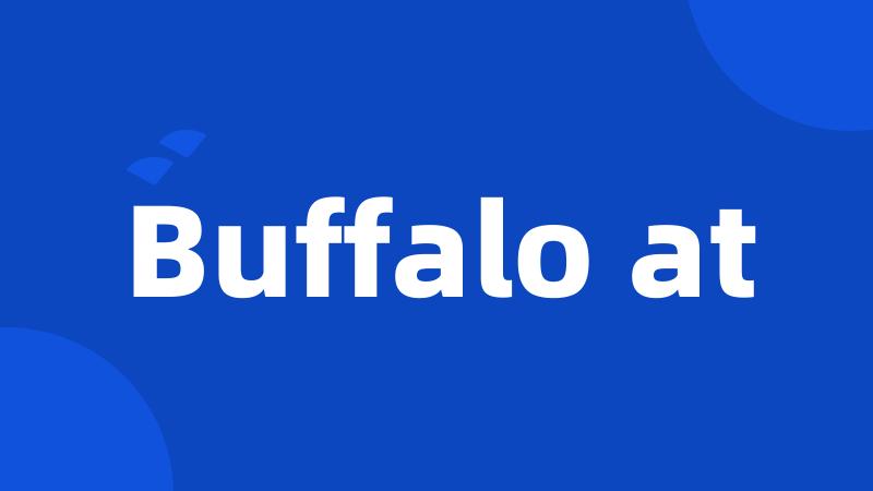 Buffalo at