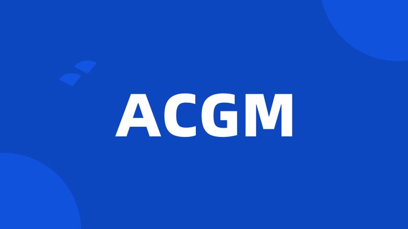 ACGM